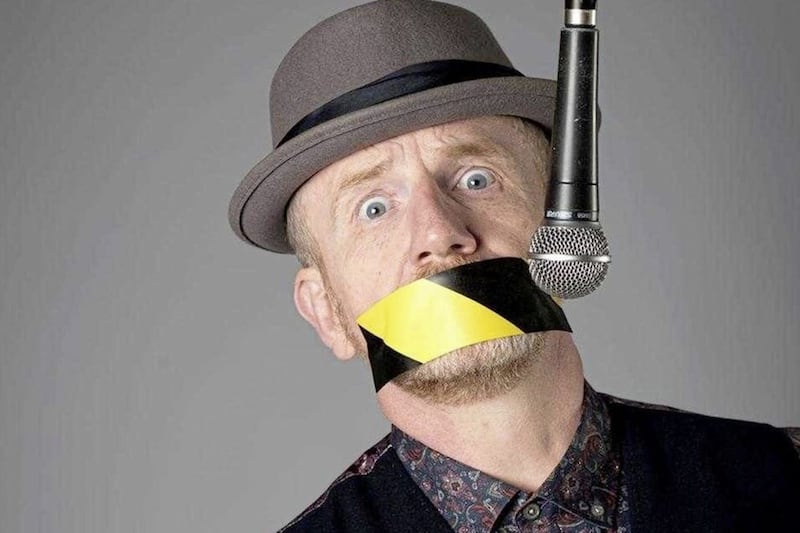 Funnyman and offie owner Jake O'Kane's a former champion weightlifter
