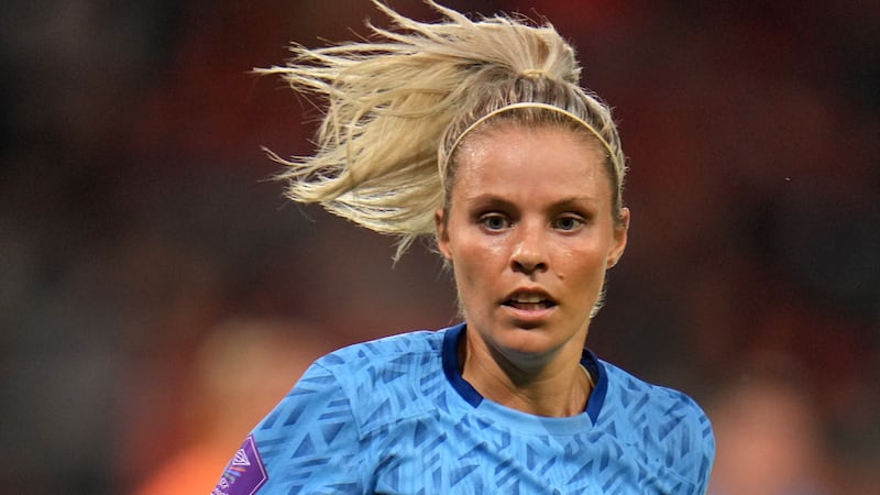 England’s Rachel Daly in action against Netherlands