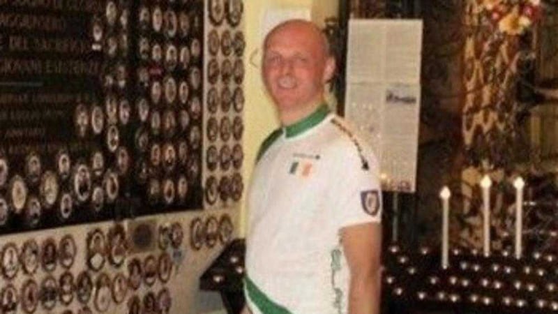 Adrian Mullan was killed when he was involved in an accident with a van while cycling 