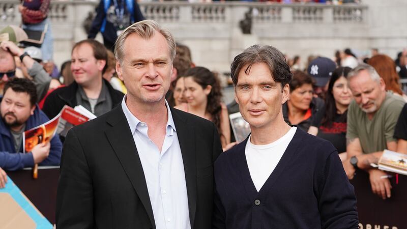 Christopher Nolan and Cillian Murphy (Ian West/PA)