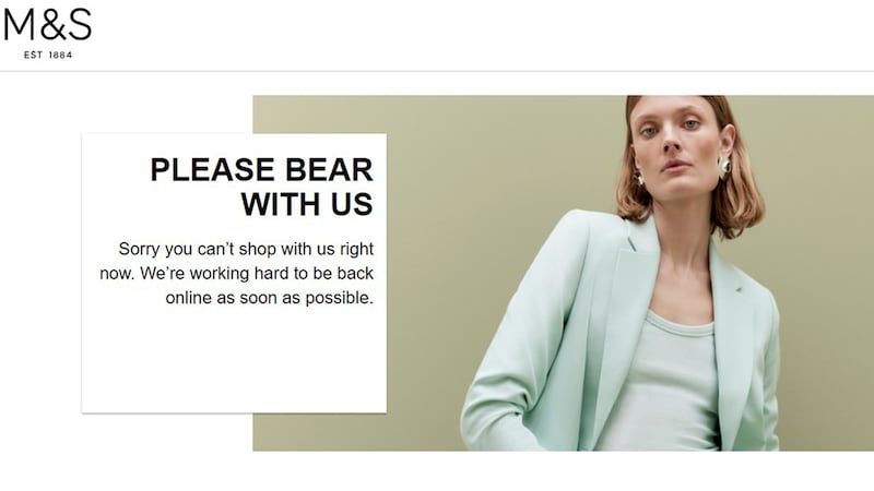Marks & Spencer website and app down as retailer apologises to customers