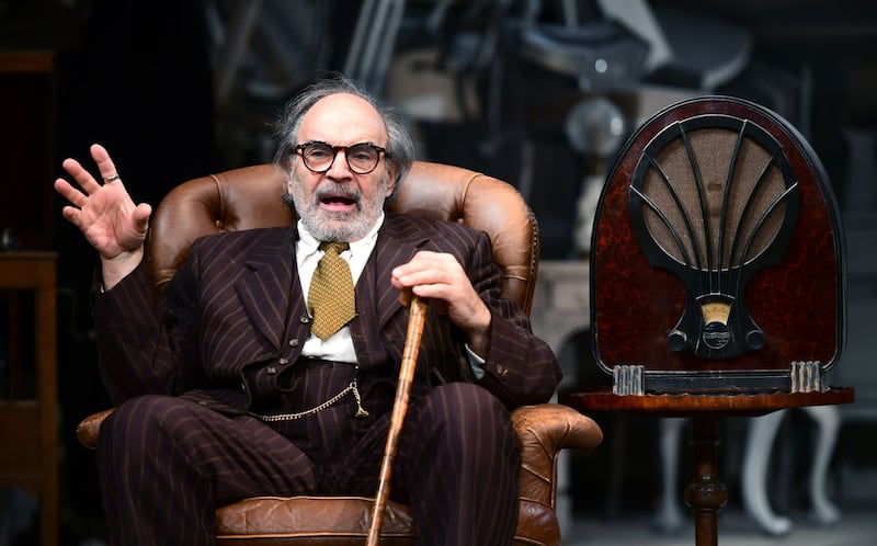 David Suchet during a dress rehearsal of Arthur Miller’s The Price 