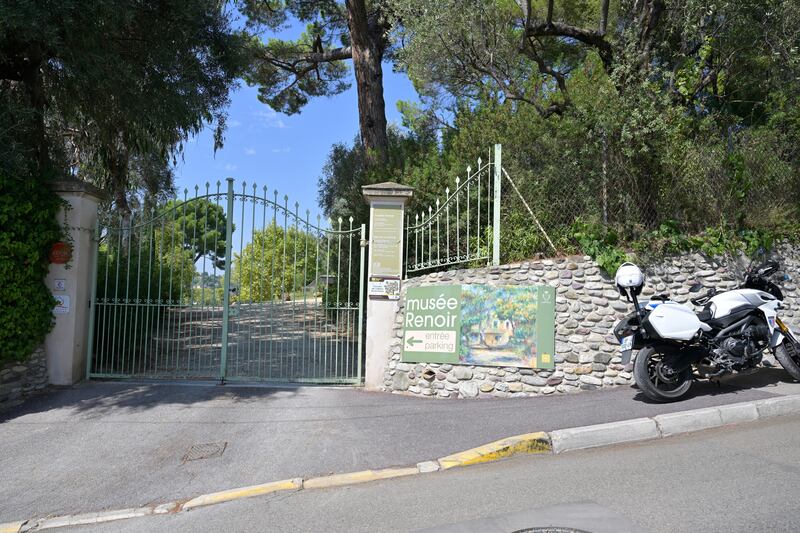 The Renoir Museum’s alarm system went off at 5.48am local time (Philippe Magoni/AP)