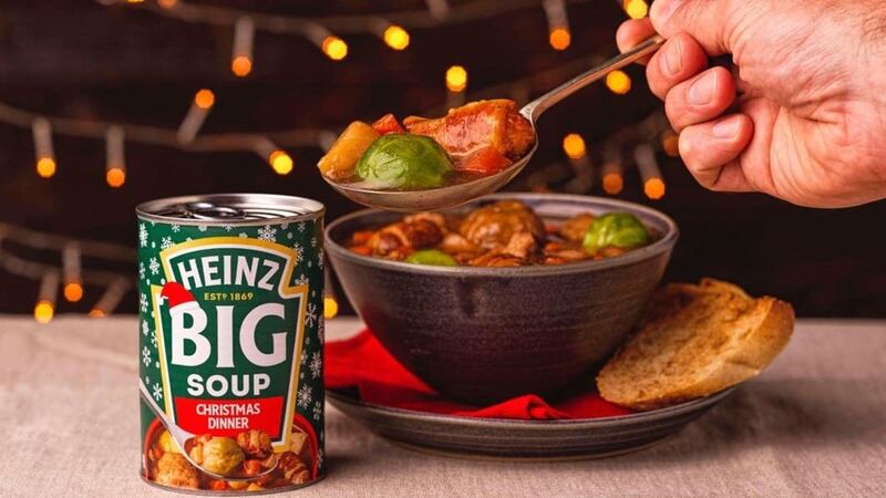 A limited run of 500 cans of Christmas Dinner Big Soup have gone on sale.