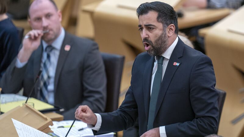 Humza Yousaf was among the first political leaders in the UK to back a ceasefire (Jane Barlow/PA)