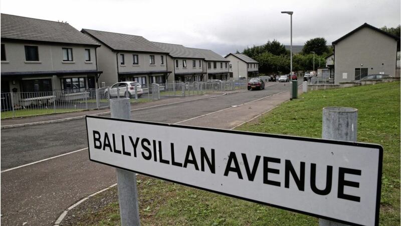DUP appeal for information over ongoing intimidation at Ballysillan Avenue. Picture by Hugh Russell. 