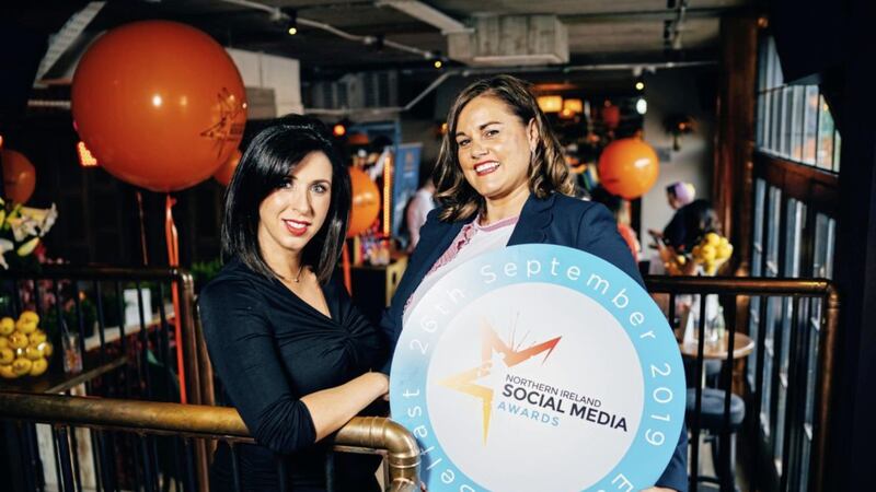 Northern Ireland Social Media Awards founders Caroline O&#39;Neill and Niamh Taylor 