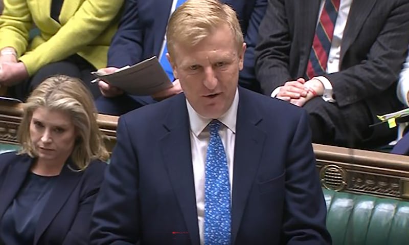 Deputy Prime Minister Oliver Dowden during Prime Minister’s Questions in the House of Commons (House of Commons/UK Parliament)