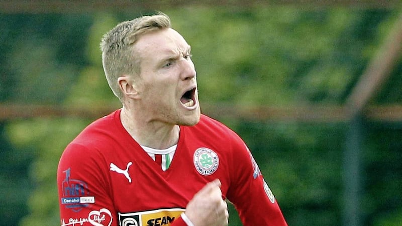 Chris Curran improved the Cliftonville title-winning team when he joined from Ballinamallard in 2013 