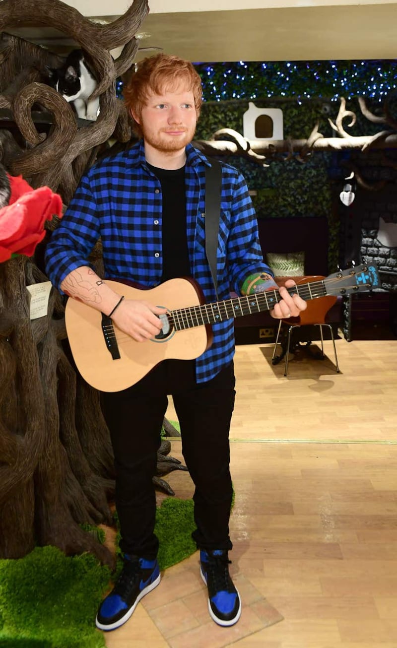 Ed Sheeran wax figure