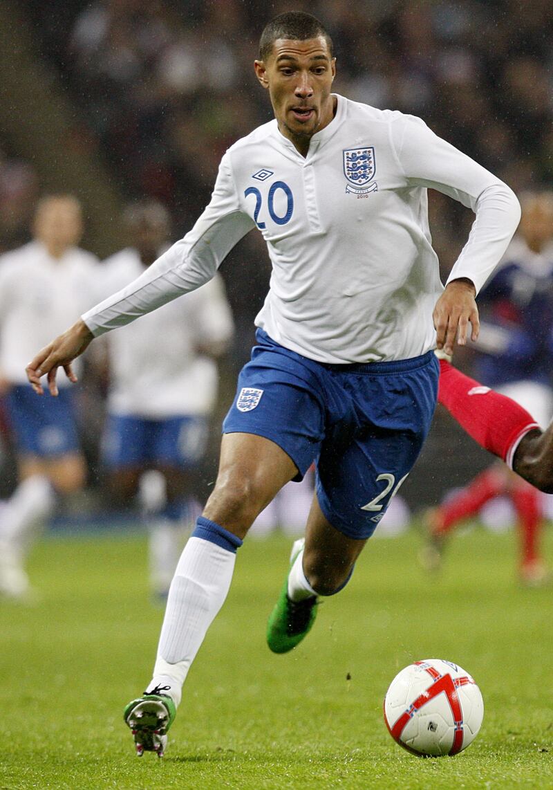 Former Cardiff forward Jay Bothroyd played for England in a friendly against France during 2010