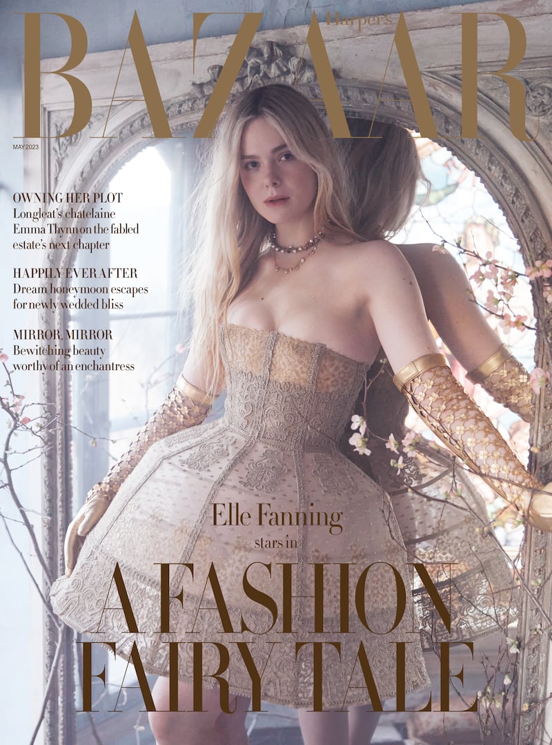 Harper's Bazaar cover Elle Fanning