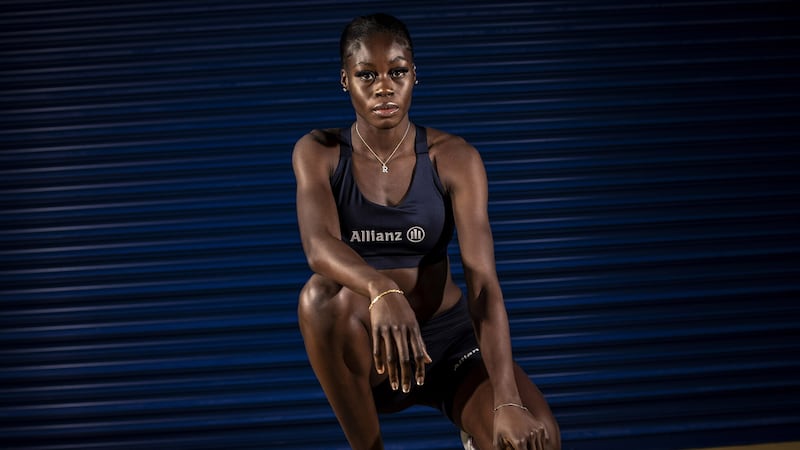 Record-breaking Irish sprinter Rhasidat Adeleke has today been announced as the newest sporting ambassador of Allianz Insurance, as the brand commits to supporting the 20-year old’s bid to compete at the Olympic Games in Paris 2024. Picture by INPHO