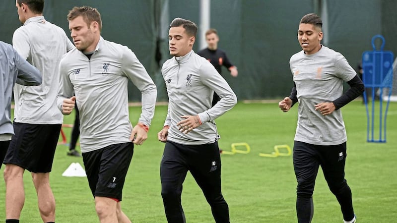 Liverpool&#39;s Philippe Coutinho could return to action against Sevilla on Wednesday 