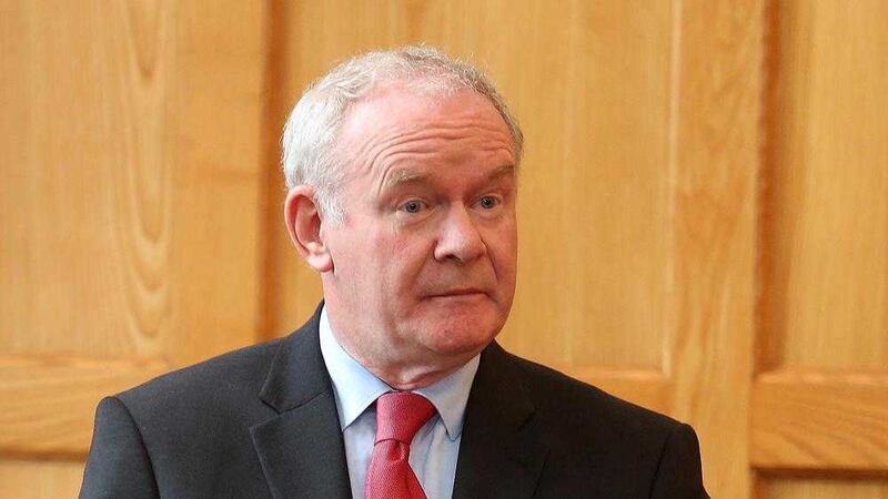 The gesture follows repeated symbolic efforts by Mr McGuinness to reconcile with unionists.Picture by Mal McCann