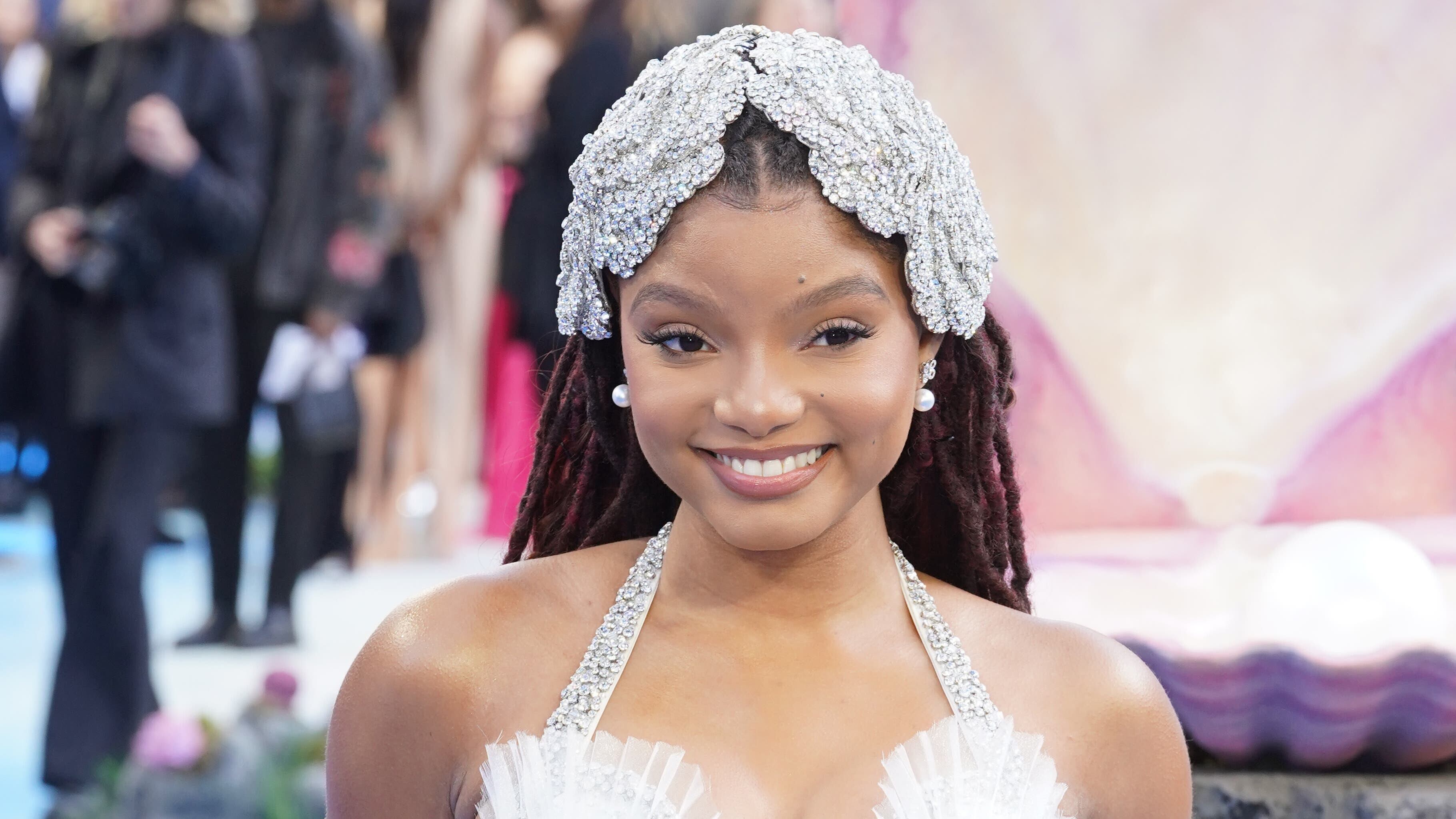 Halle Bailey, who plays Ariel in the film, said being an inspiration for other black and brown children was ‘spectacular’.