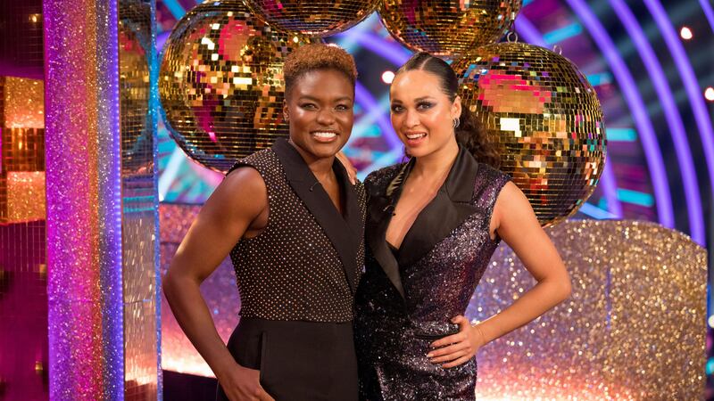 She is paired with Katya Jones in the BBC One celebrity dancing competition.