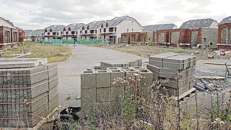 A general view of a so-called &#39;ghost estate&#39; in Co Dublin as last year&#39;s census in the Republic revealed almost 250,000 homes lay empty 
