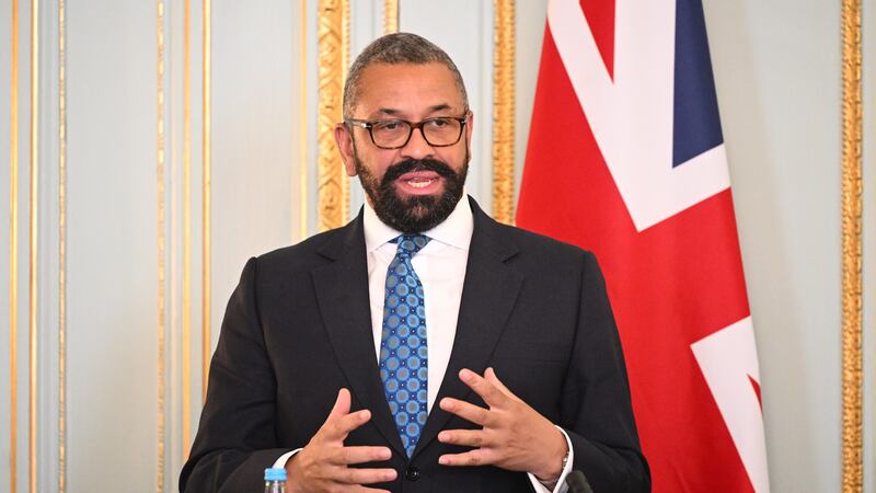 Foreign Secretary James Cleverly will visit China on Wednesday as part of efforts to ease tensions between the West and Beijing (Leon Neal/PA)