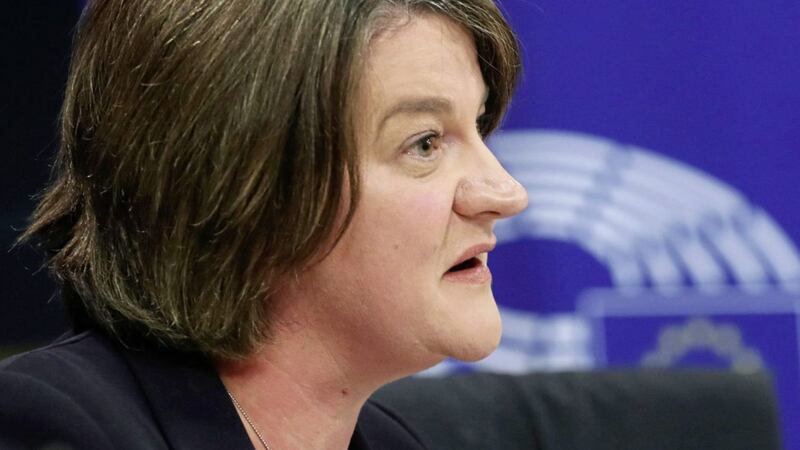 Arlene Foster is planning for a no deal Brexit according to reports. Picture by Francisco Seco, Associated Press 