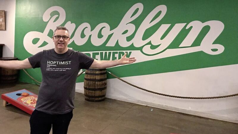 Hey, y&#39;all &ndash; that&#39;s me in the Brooklyn Brewery 
