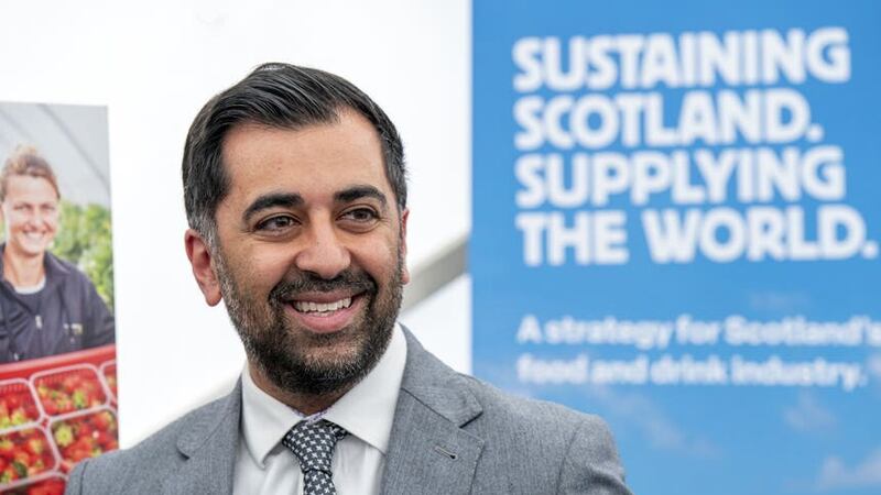 First Minister Humza Yousaf launched a 10-year food and drink stability strategy at the Royal Highland Show (Jane Barlow/PA)
