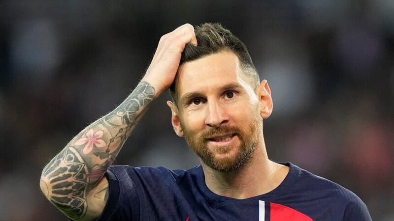 Lionel Messi’s final game for Paris St Germain ended in defeat against Clermont (Michel Euler/AP)