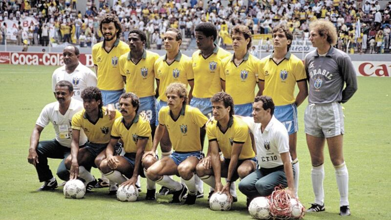 The 1986 Brazil World Cup side that fell to France in the quarter-finals 