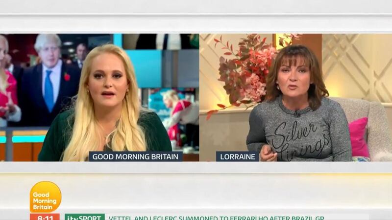 The host of Lorraine told the US businesswoman that she ‘didn’t answer any of the questions’ that were put to her.