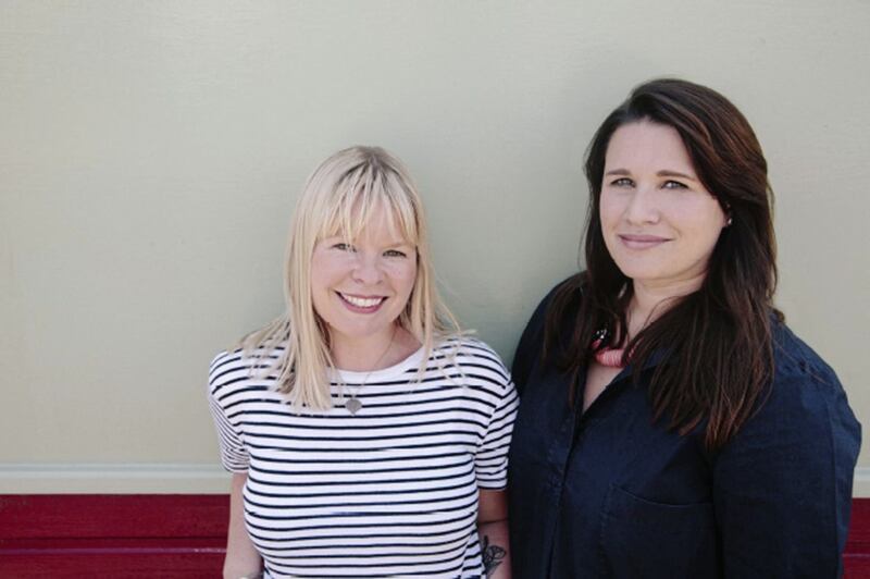 Alexis Stickland, right, and Beccy Hands, authors of The Little Book of Self-Care for Mums-To-Be 