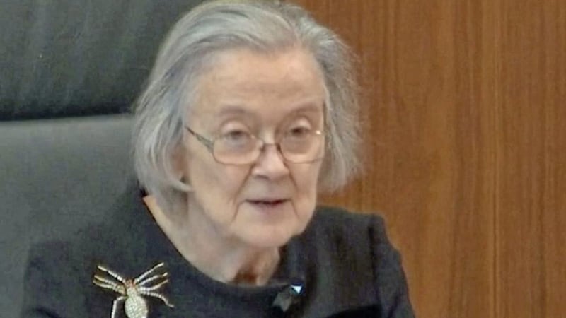 Lady Hale delivers the ruling that Prime Minister Boris Johnson&#39;s advice to the Queen to suspend Parliament for five weeks was unlawful: Picture by Supreme Court/PA Wire. 