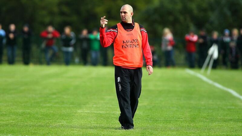 Loughgiel manager Johnny Campbell praised his side&#39;s second half display against Ballycastle. Picture by Seamus Loughran 