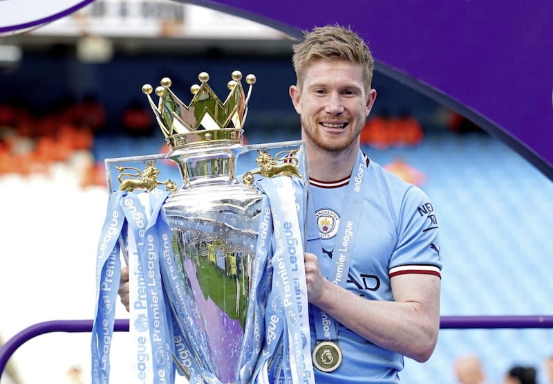 One of Manchester City's long established players, Kevin De Bruyne. 