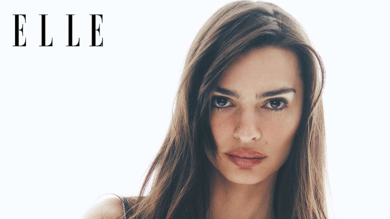 The catwalk star appears on the cover of Elle UK.