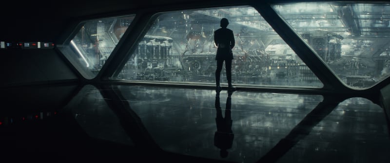 Adam Driver as Kylo Ren in Star Wars: The Last Jedi (Lucasfilm Ltd)