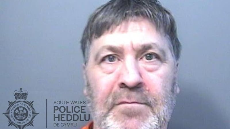 Phillip Hill who was jailed after being caught by a paedophile hunter group messaging a child decoy account (South Wales Police)