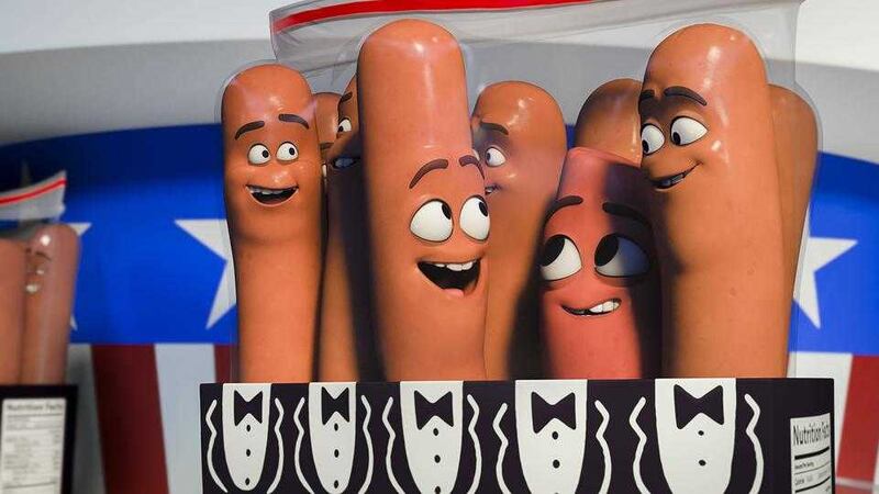 Jonah Hill, Michael Cera and Seth Rogen are among those who voice, eh, weiners, in Sausage Party 
