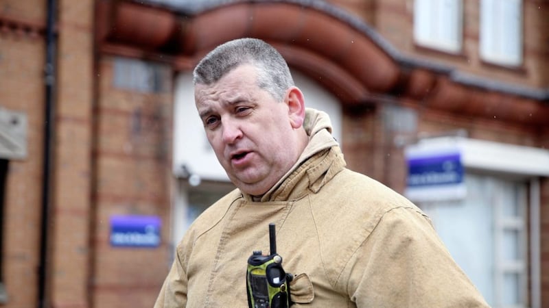 Aidan Jennings, Area Commander with the Northern Ireland Fire and Rescue Service, said he has `no doubt&#39; the `actions&#39; of staff on that day `saved lives&#39;. Picture by Mal McCann 