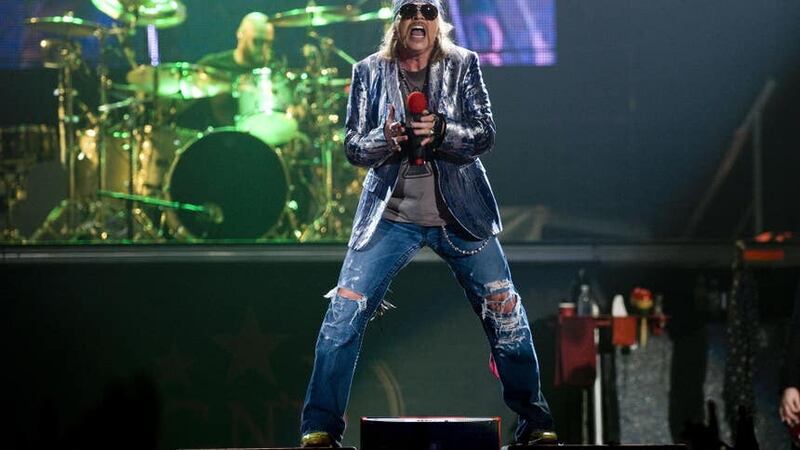 Guns N’ Roses to headline Glastonbury on Saturday in debut festival performance (Ian West/PA)