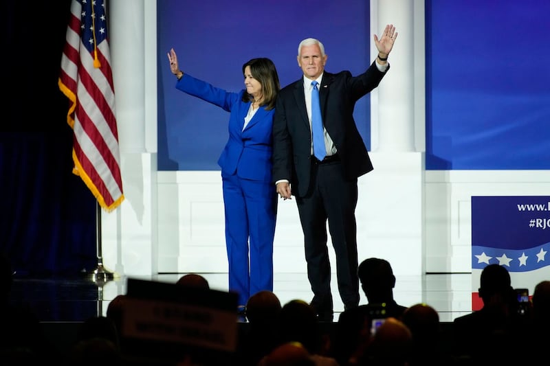 Mike Pence and his wife