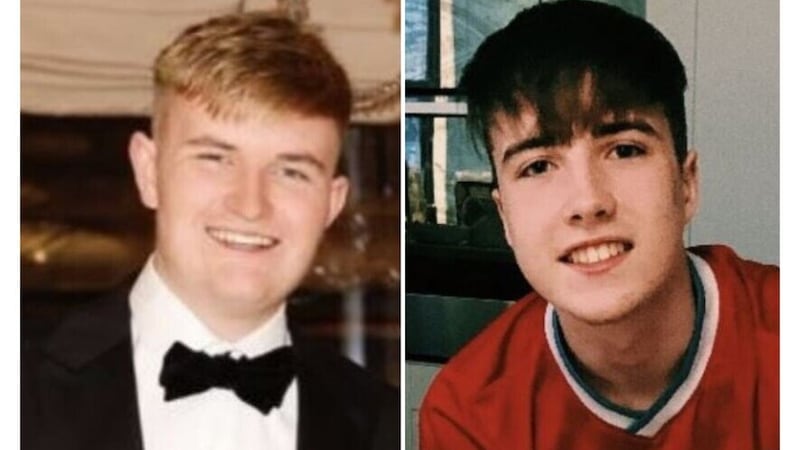 Max Wall, left, and Andrew O'Donnell died while on holiday in Greece