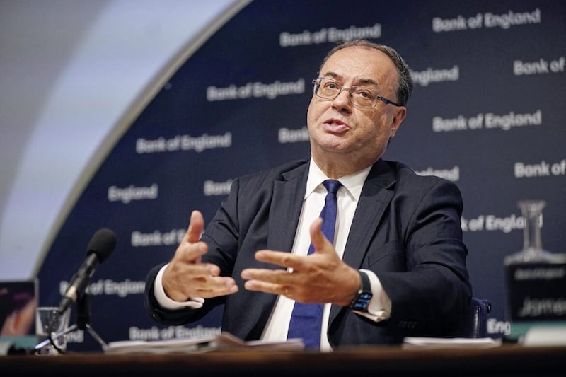 Governor of the Bank of England, Andrew Bailey. Picture by Yui Mok/PA Wire. 