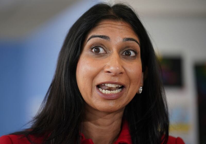 Home Secretary Suella Braverman said the introduction of a national compensation scheme for victims of child sexual abuse was a “landmark commitment” (Yui Mok/PA)