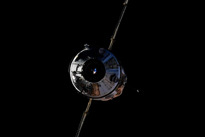 The Nauka module prior to docking 