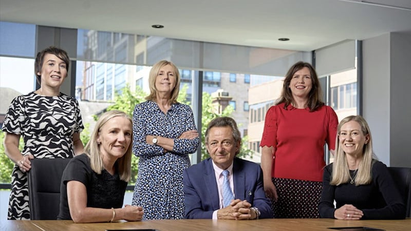 Employers Federation managing director Peter Bloch with members of its HR and legal services team 