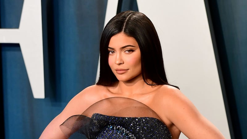 Kylie Jenner has two small children, Stormi and Wolf