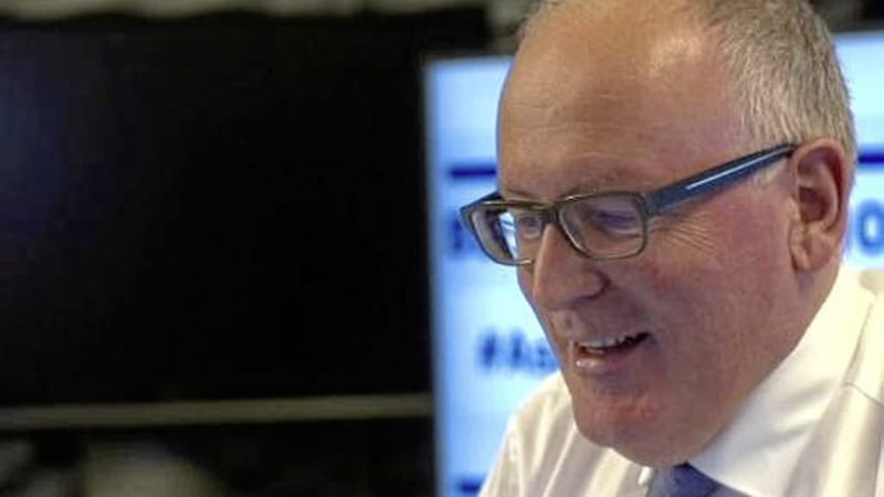 Frans Timmermans is the second-in-command at the European Commission. Picture from Twitter