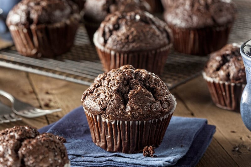 To make their supercharged muffins, researchers replaced milk with liquid hibiscus extract 