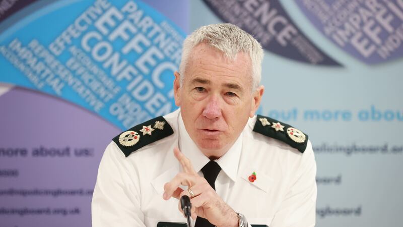 New PSNI Chief Constable Jon Boutcher (Liam McBurney/PA)