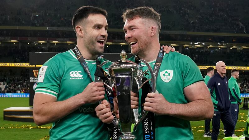 Peter O’Mahony (right) raised further doubts over his international future